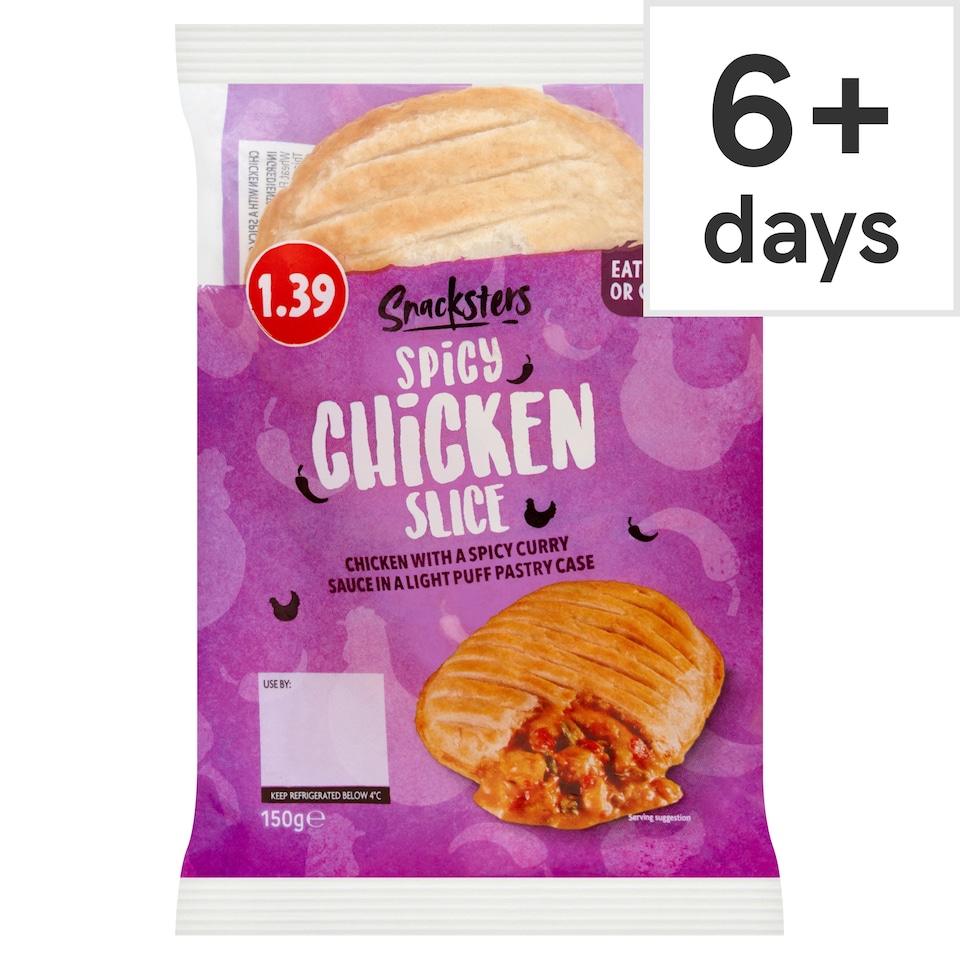 Snacksters Spicy Chicken Slice 150g PM