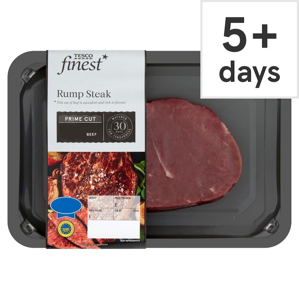 Tesco Finest Rump Steak 255G