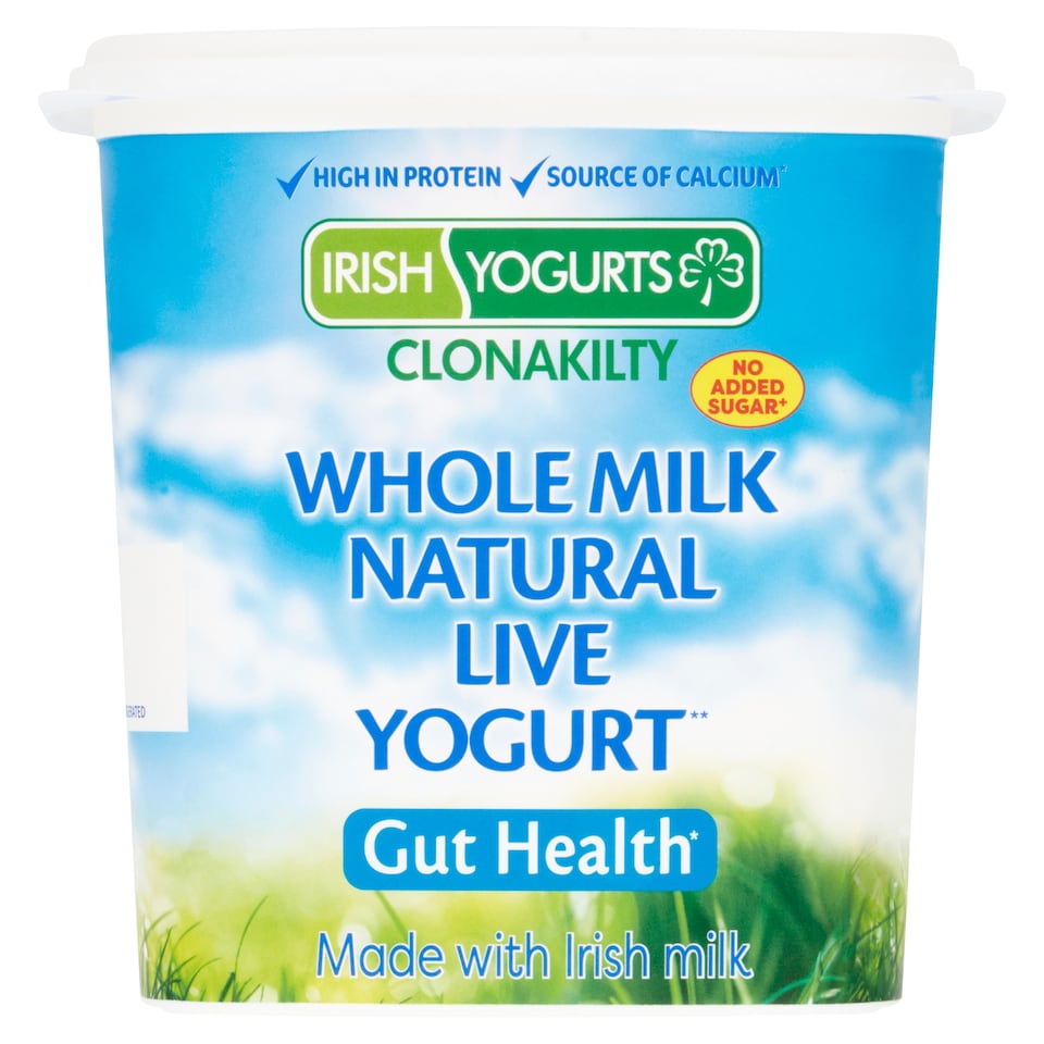 Irish Yogurts Whole Milk Natural Live 1Kg