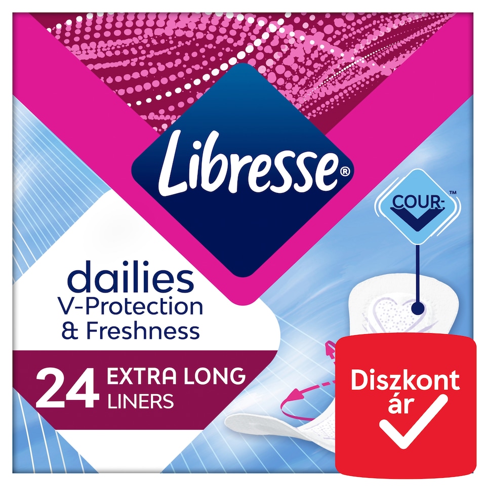 Libresse Dailies Fresh Extra Long tisztasági betét 24 db  1. kép