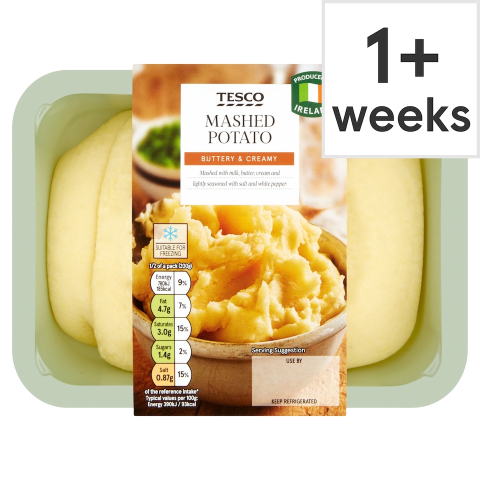 Tesco Mashed Potato 400G