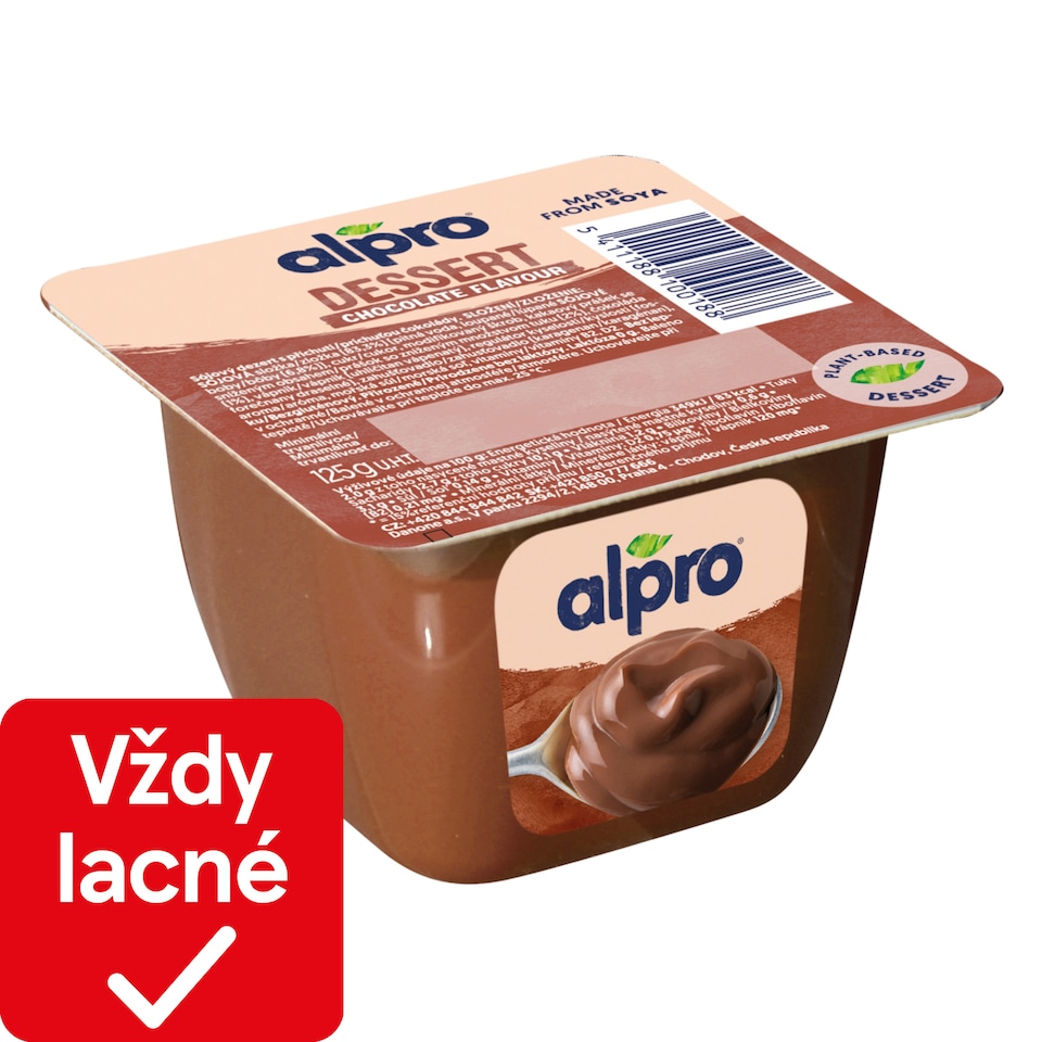 obrázok 1 z ALPRO Sójový dezert s príchuťou čokolády 125g