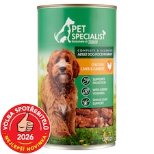 Pet Specialist Kousky s kuřecím, játry a mrkví v omáčce 1240g