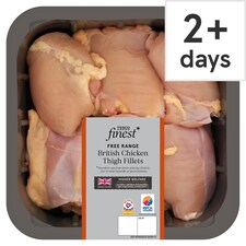 Tesco Finest British Free-Range Chicken Thigh Fillets 430g