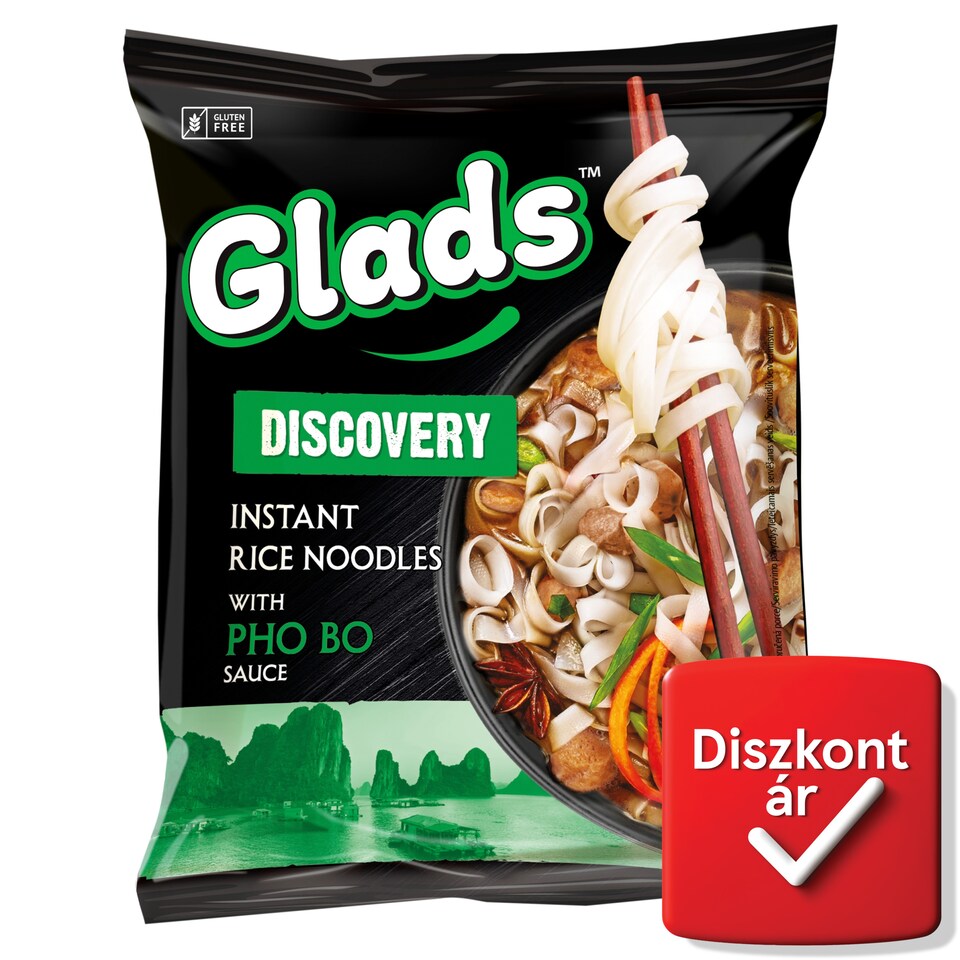 Glads rizstésztaleves pho bo-szósszal és szárított zöldségekkel 65 g