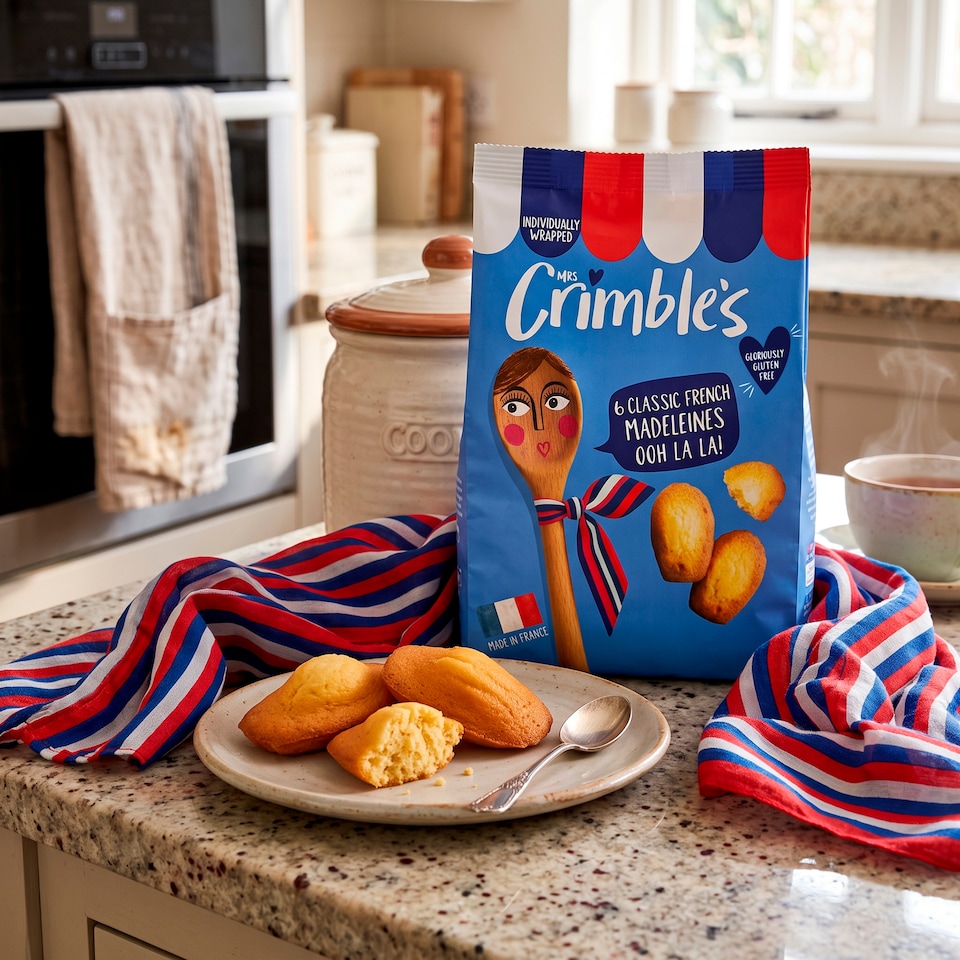 image 1 of Mrs Crimble's Classic French Madeleines - Gluten Free Sponge Cakes 180g