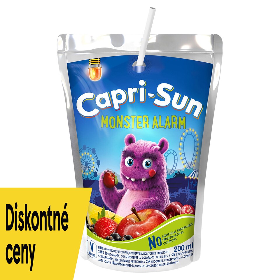Capri-Sun Monster Alarm ovocný nápoj 200 ml