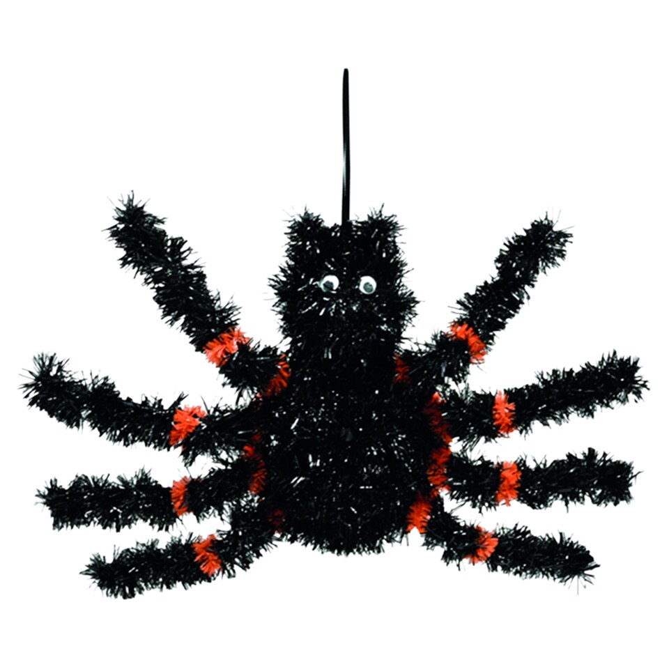 Boo! Tinsel Spider Garland 22 cm