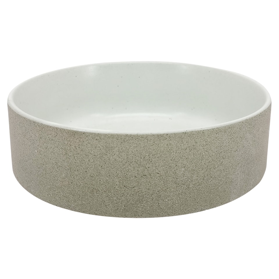 F&I Modernist white cereal bowl