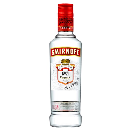 Smirnoff Red Label Vodka 35Cl Bottle Tesco Groceries