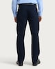 image 3 of F&F Cotton Rich Fixed Waist Straight Leg Chino Trousers in Navy