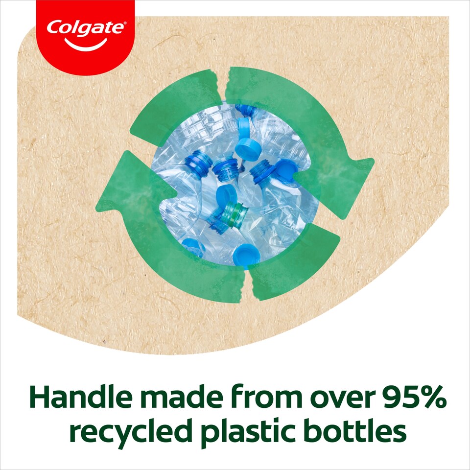 image 1 of Colgate Recyclean Medium Toothbrush