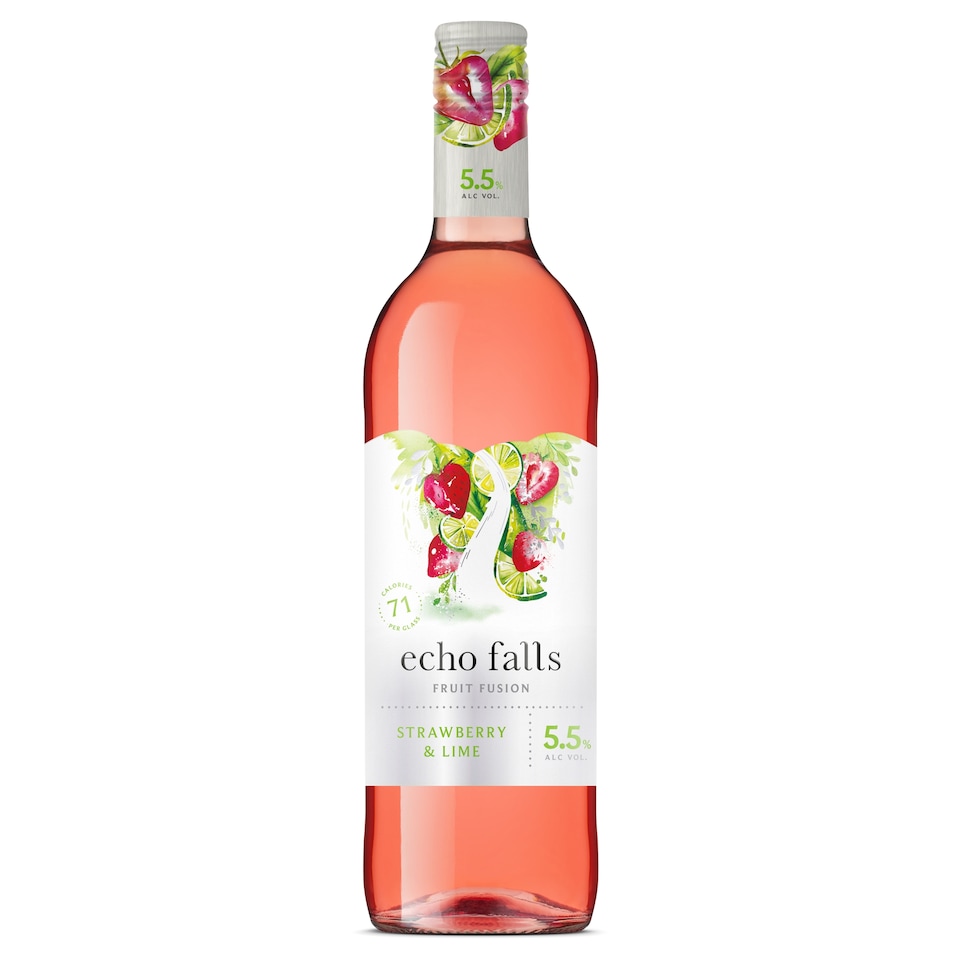 image 1 of Echo Falls Fruit Strawberry & Lime 5.5% 750Ml