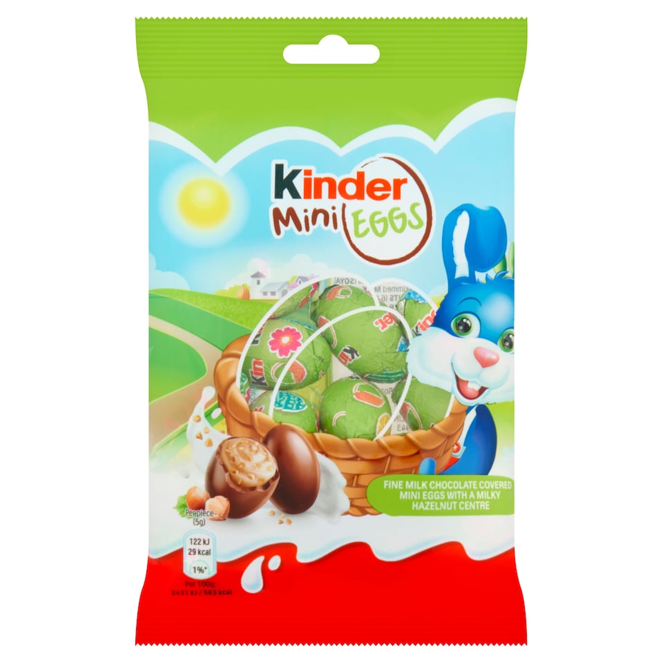image 1 of Kinder Mini Easter Eggs - Milk Chocolate & Hazelnut 75g