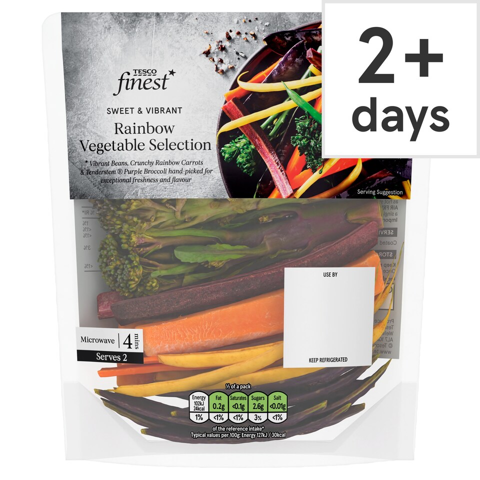 Tesco Finest sweet & vibrant colourful vegetable medley 160g 