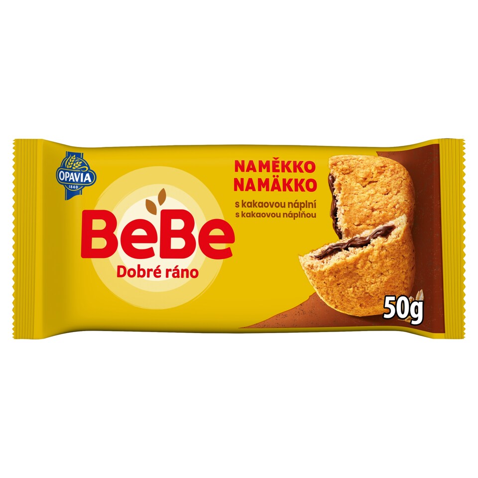 Opavia BeBe Good Morning Softly Cereal Bun with Cocoa Filling 50 g