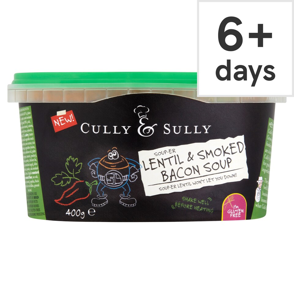 Cully And Sully Lentil And Bacon Soup 400G