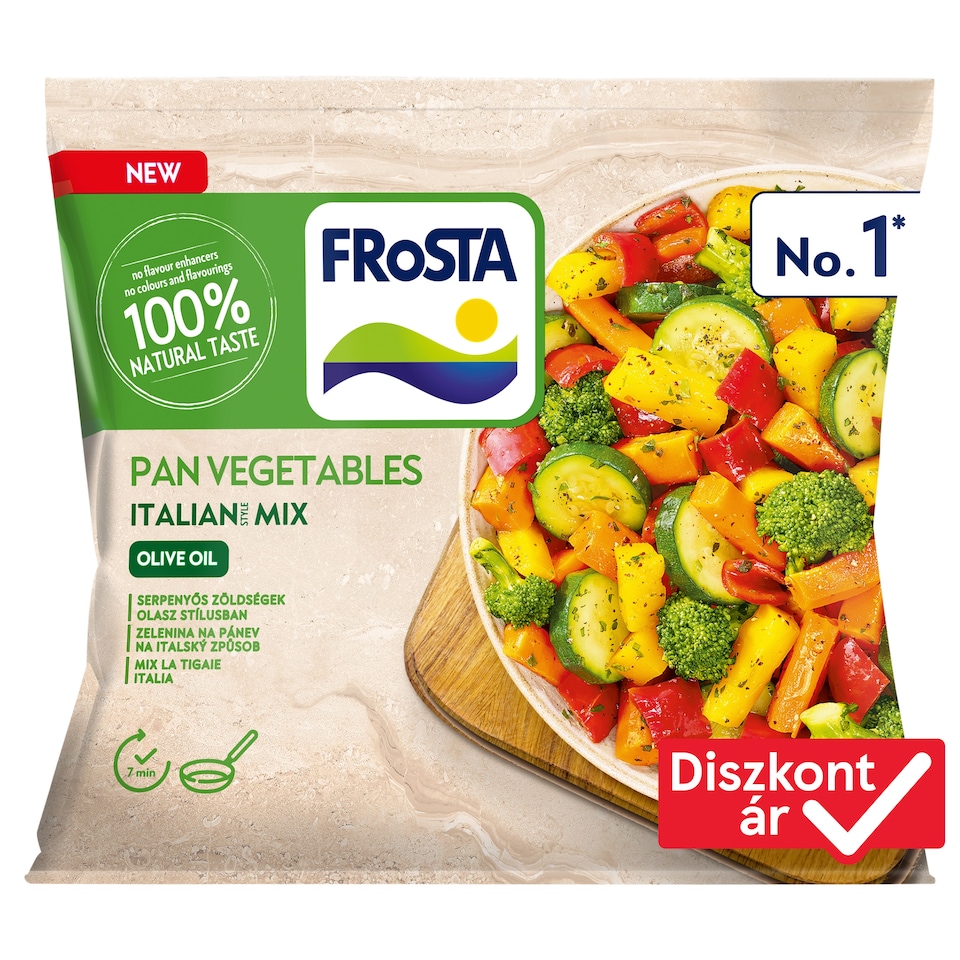 FRoSTA gyorsfagyasztott serpenyős zöldségek olasz stílusban 400 g