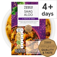 Tesco Indian Saag Aloo 300G
