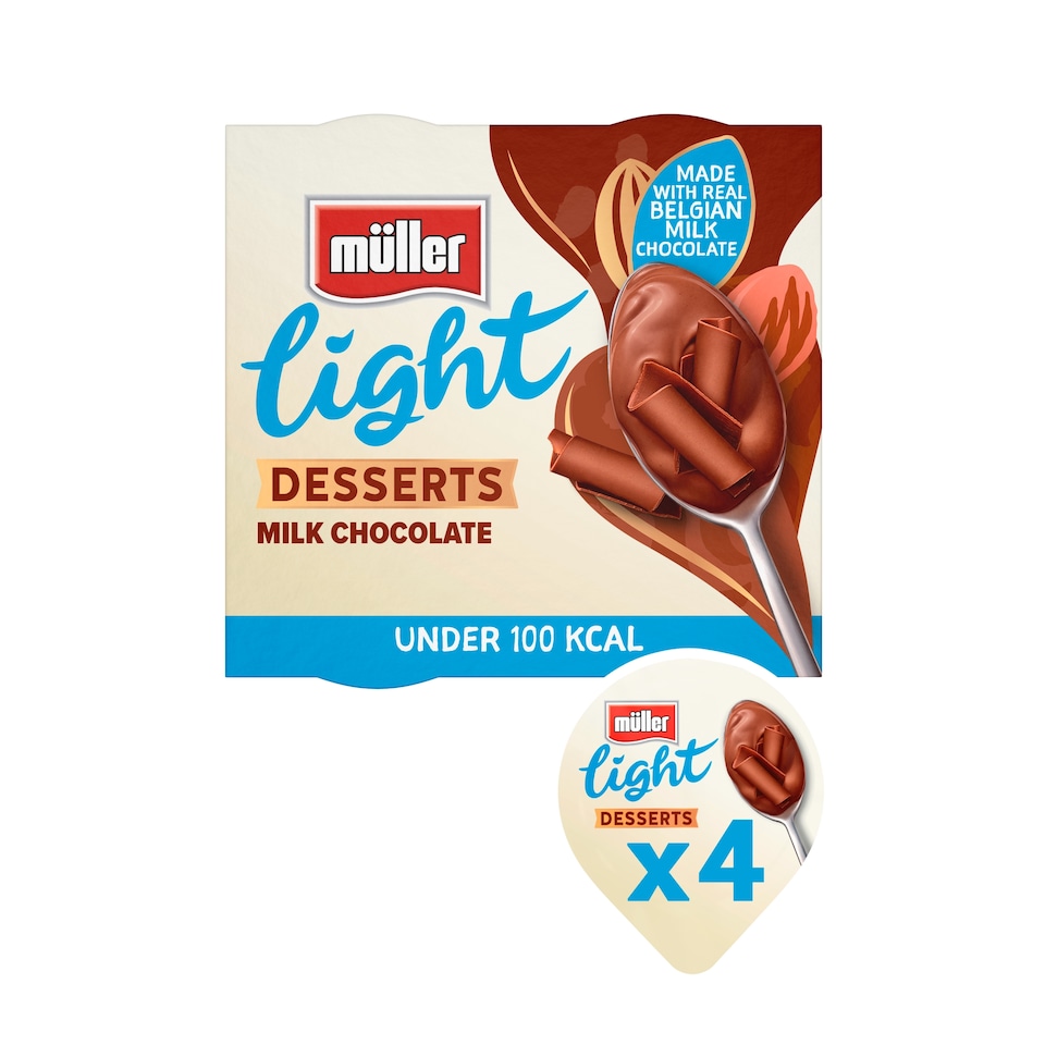 image 1 of Muller Light Choc Pot Chocolate Desserts 4x80g