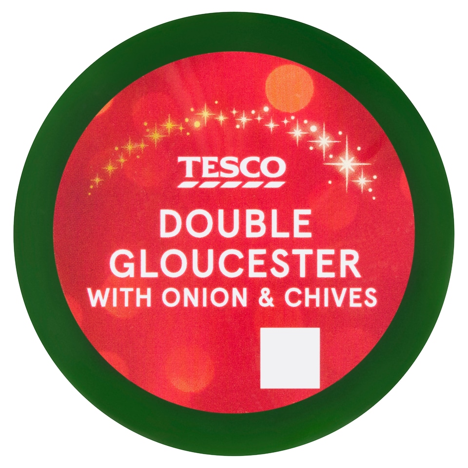 Tesco Gloucester Chive, Onion Truckle 100G