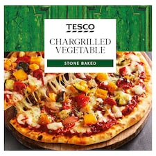Tesco Stonebaked Chargrilled Vegetable Pizza 307G