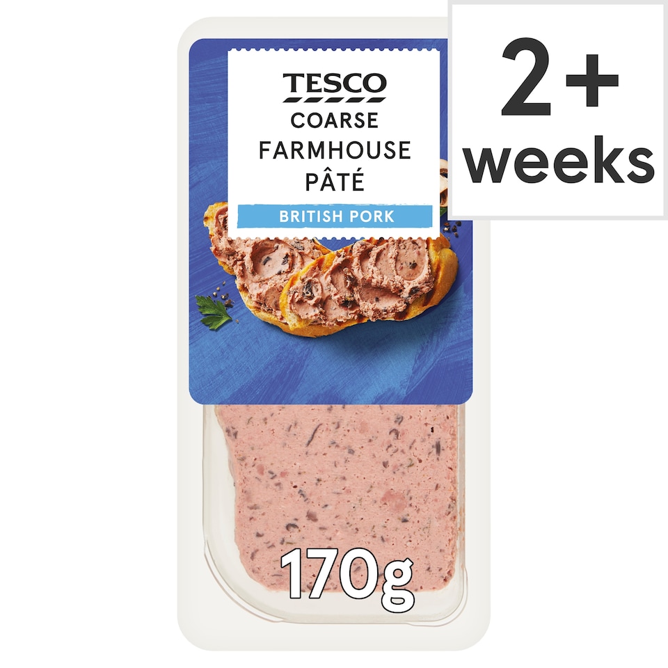 Tesco Coarse Farmhouse Pate 170g
