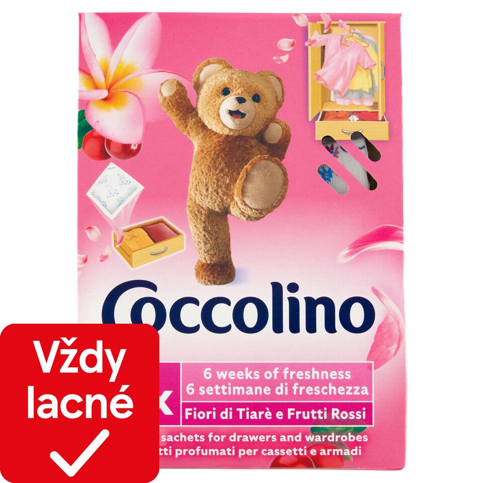 obrázok 1 z Coccolino vonné vrecúška ružové 3 ks