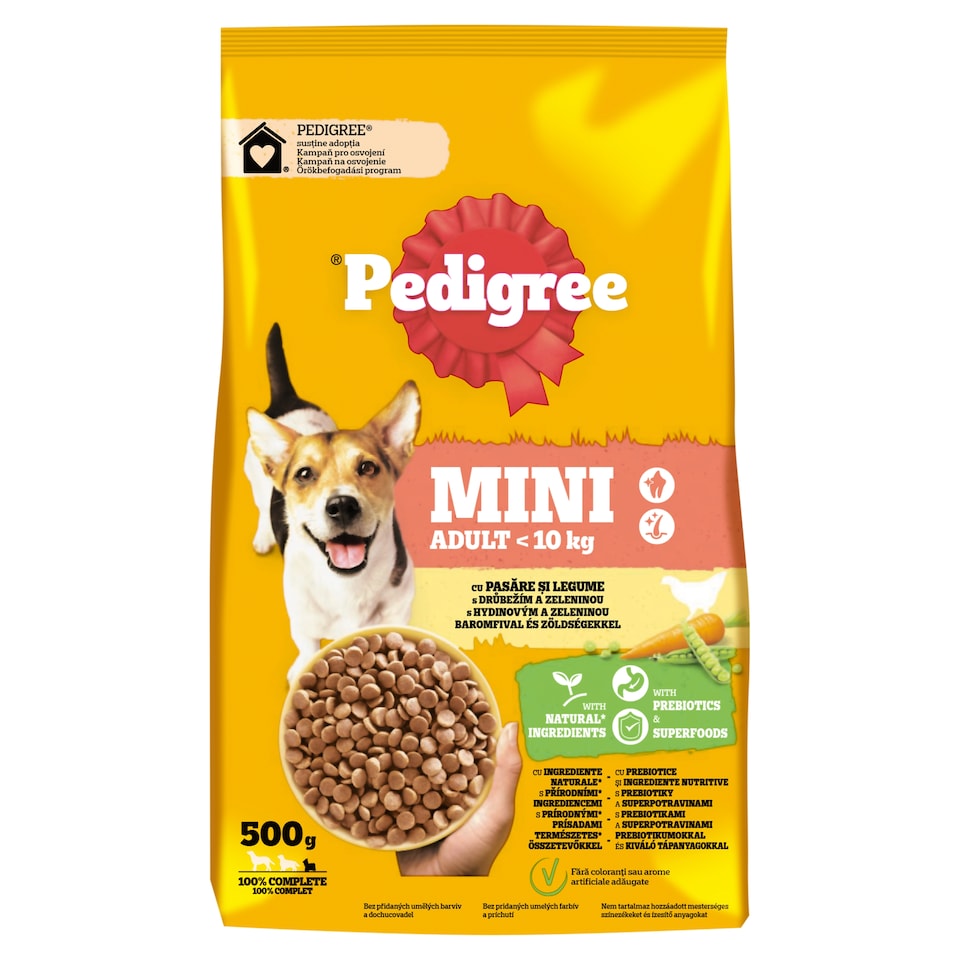 Pedigree Mini Adult with Poultry and Vegetables 500 g