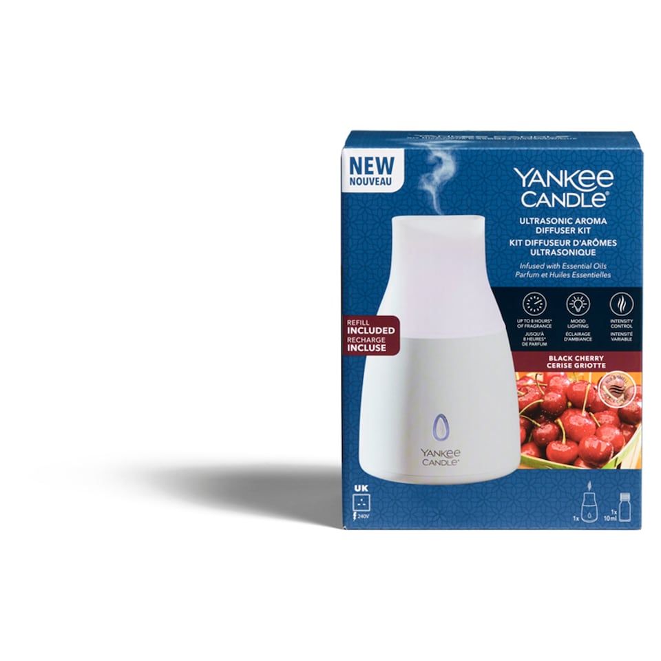 Yankee Candle Aromatherapy Diffuser Kit Black Cherry