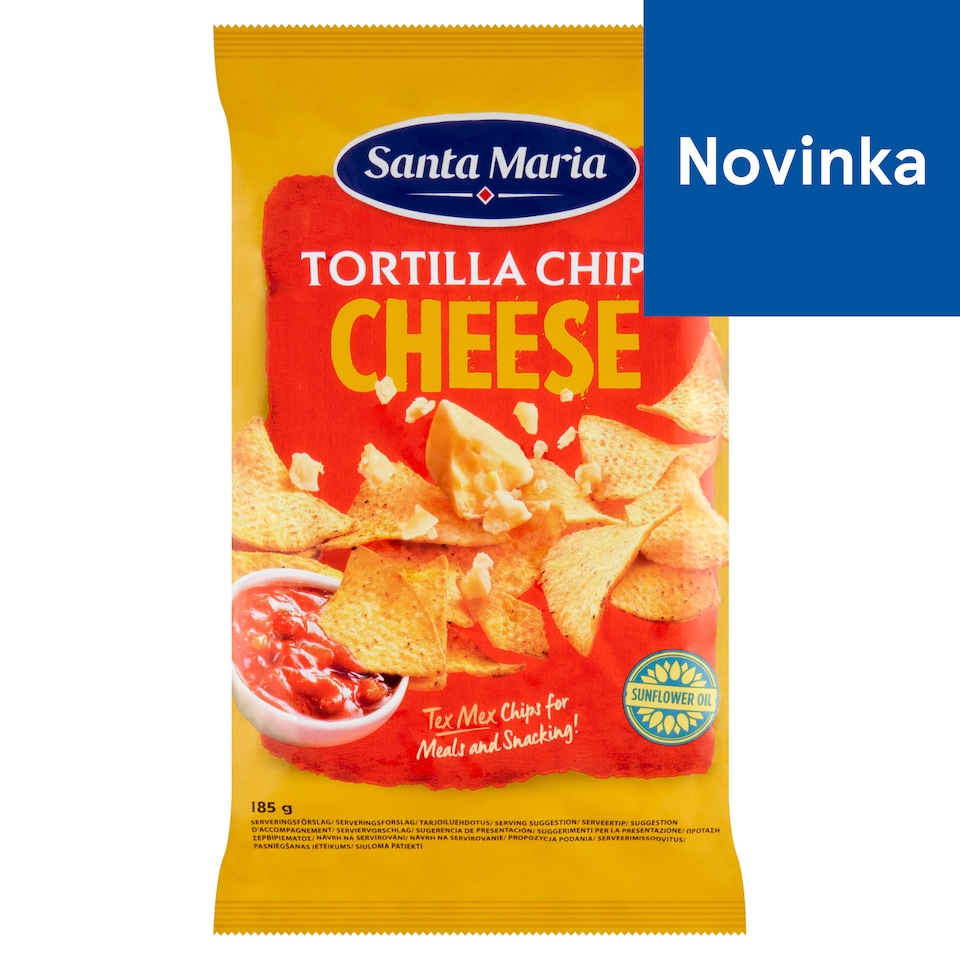 Santa Maria Vyprážané kukuričné lupienky so syrovou arómou 185 g