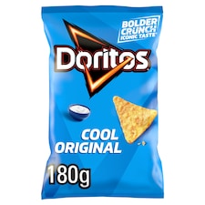 Doritos Tortilla Chips Cool Original Sharing Bag Crisps 180g