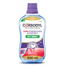 Corsodyl Gum Strengthen & Protect Icy Mint Mouthwash 500ml