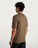 image 4 of The F&F Edit Supima® Cotton Striped Short Sleeved T-Shirt in Tobacco