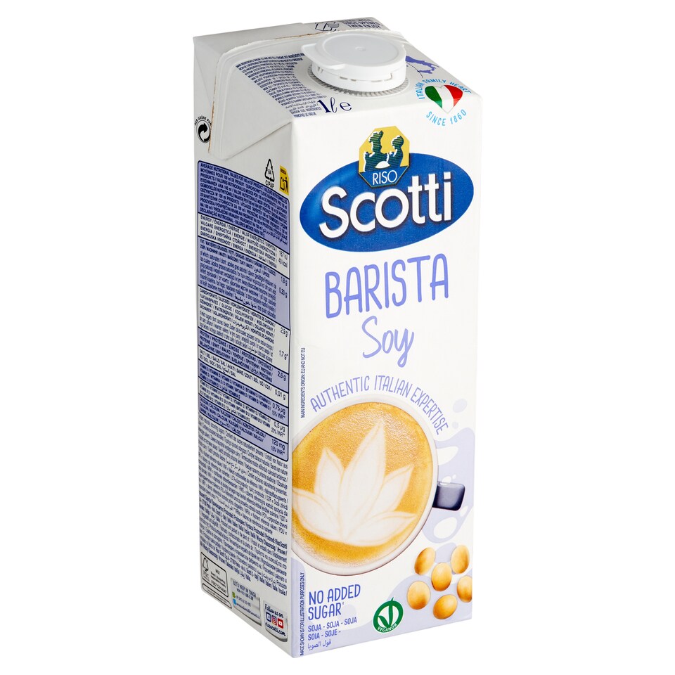 Riso Scotti Barista szója- és rizsital kálciummal és vitaminokkal 1 l  1. kép
