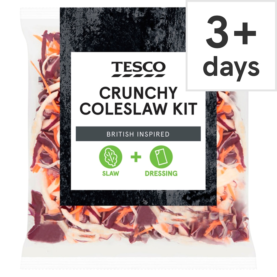 image 1 of Tesco Crunchy Coleslaw Mix 300G