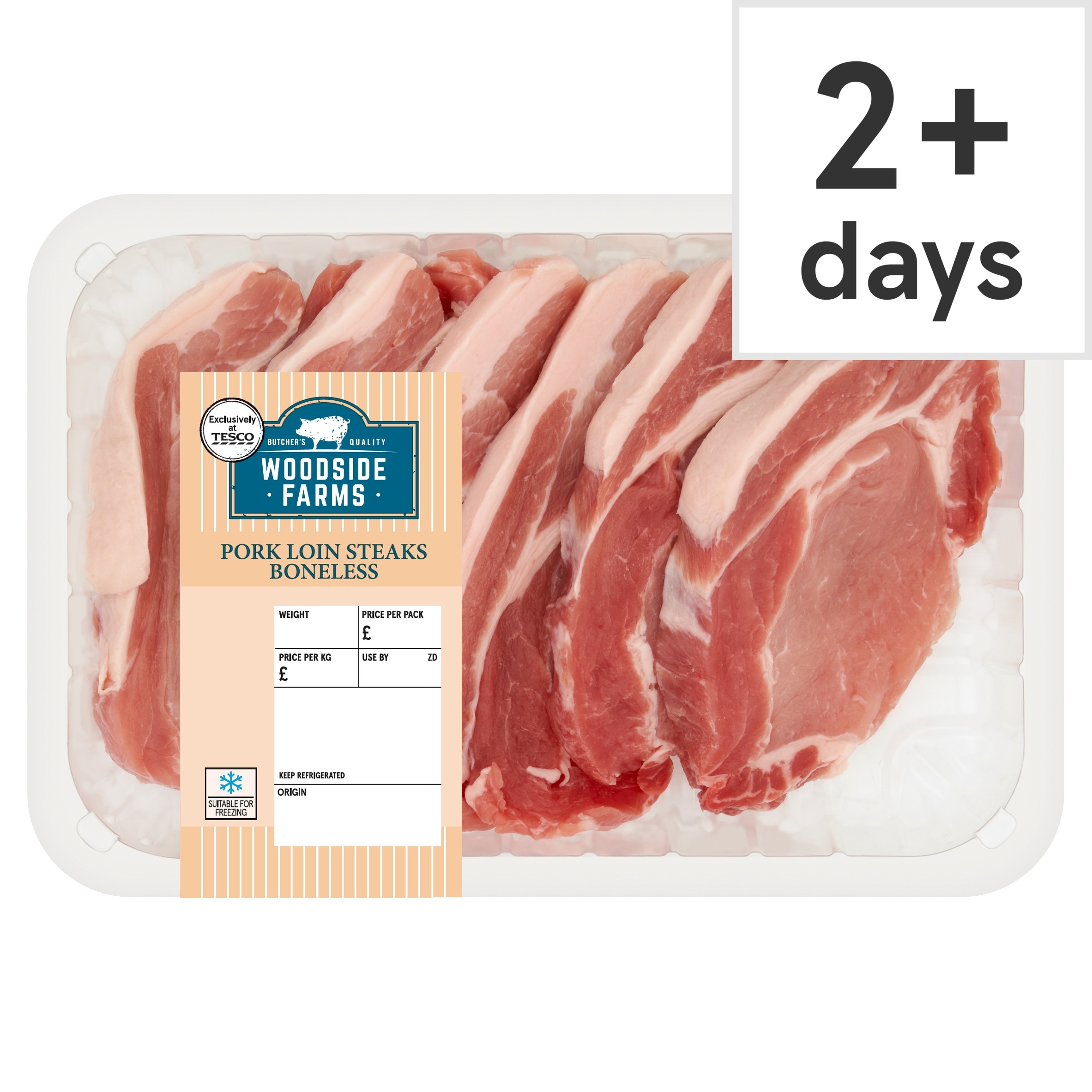 Woodside Farms Pork Loin Steaks 650-750g