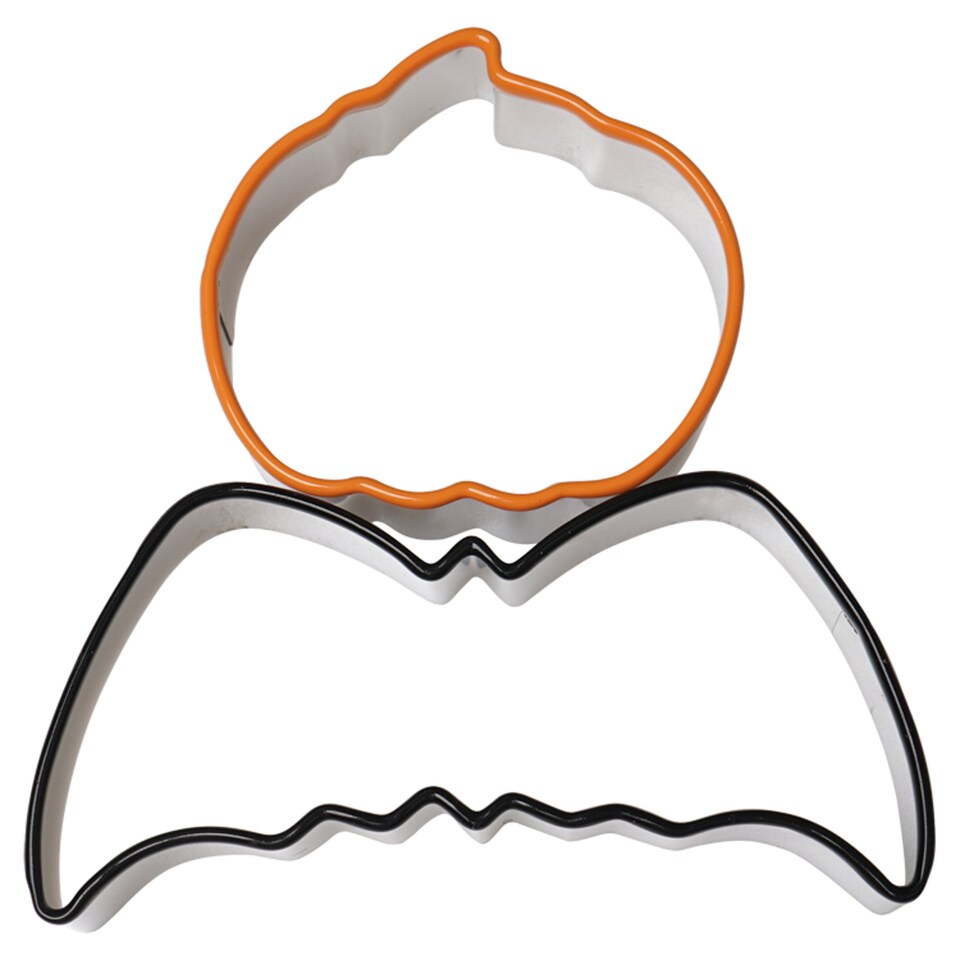 Tesco Cookie Cutter Set Of 2 Pumpkin And Bat Tesco Groceries