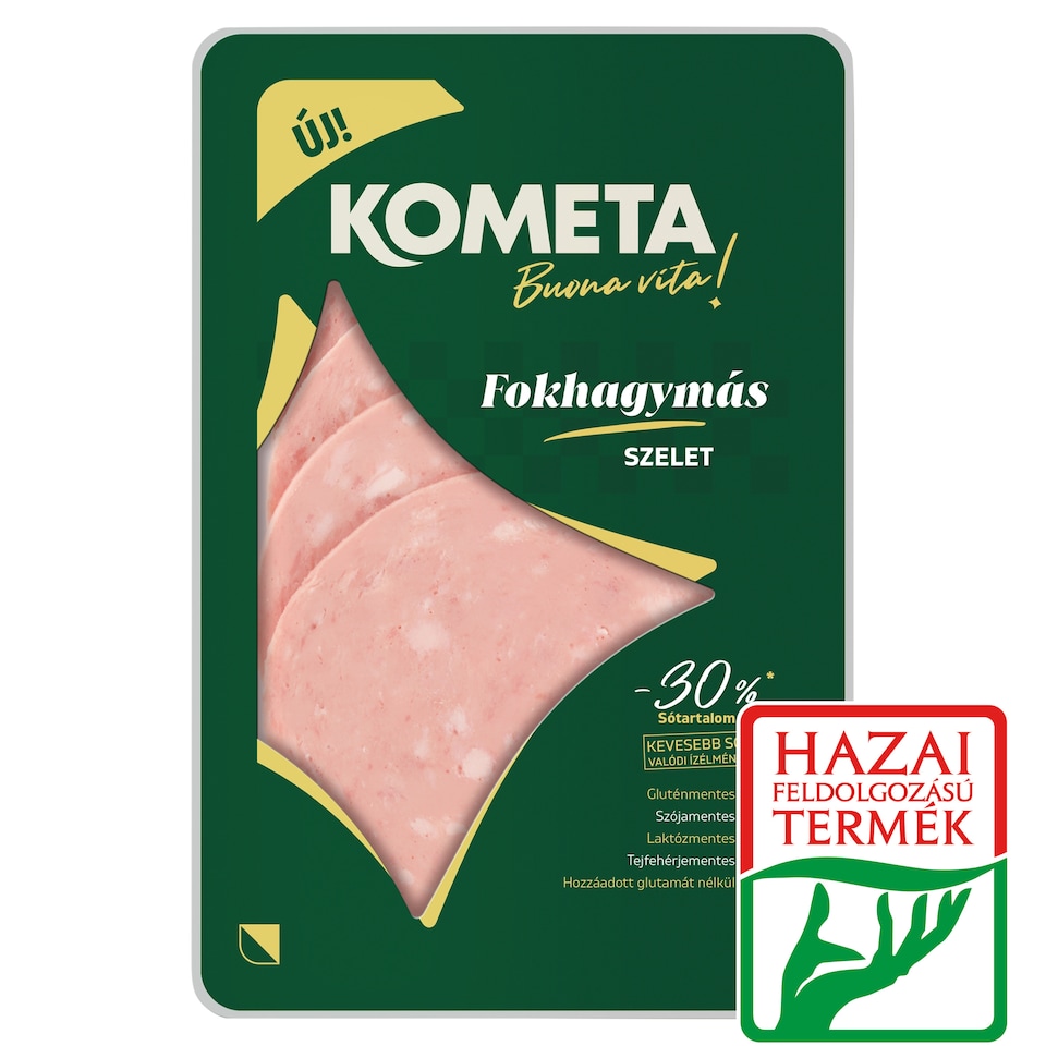 Kometa Sliced Cold Cuts with Garlic 125 g