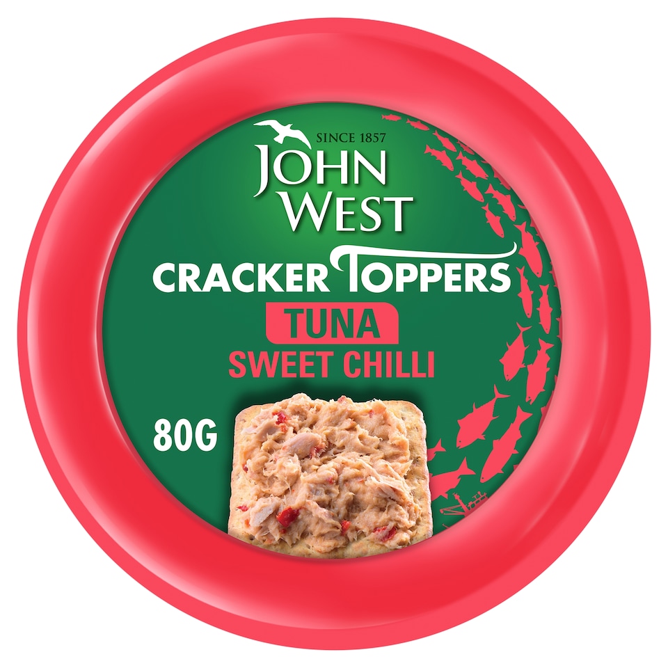 John West Tuna Cracker Toppers Sweet Chilli 80G
