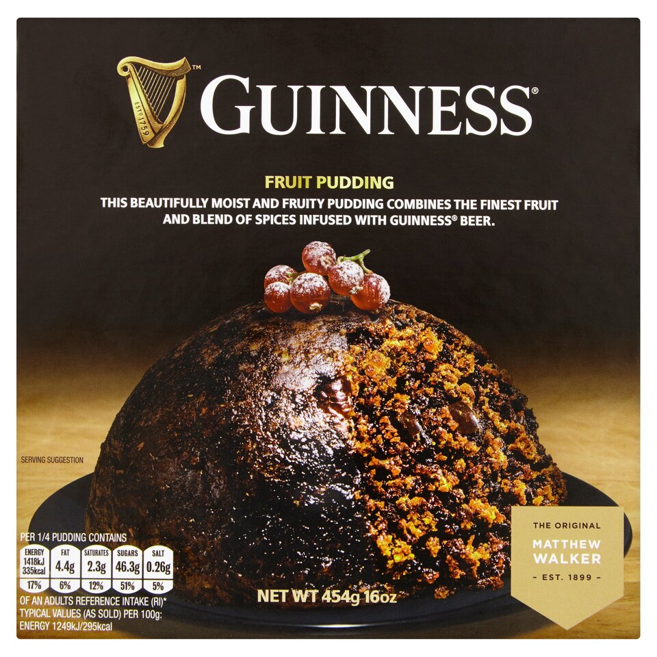 Matthew Walker Guinness Fruited Pudding 454G