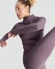 image 1 of F&F Active Half Zip Quick Dry Jacket in Purple