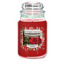 Yankee Large Jar Candle Festive Poinsettia