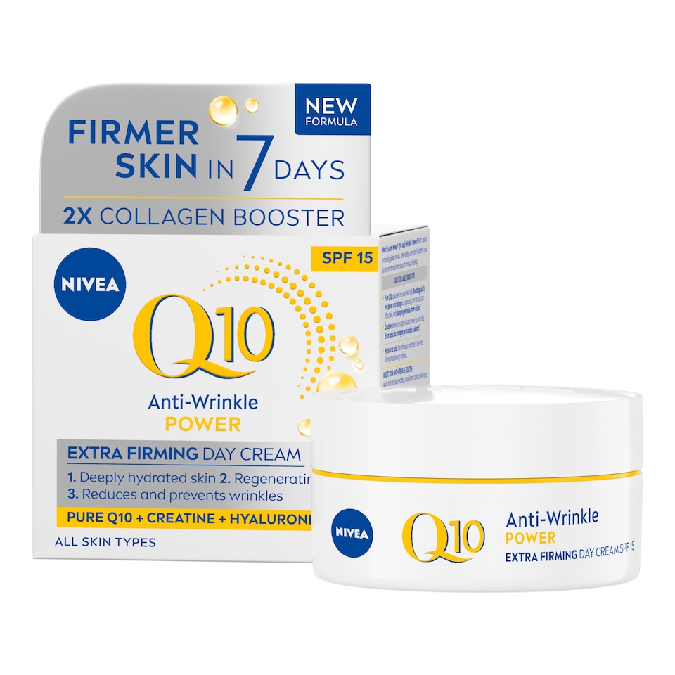 image 1 of NIVEA Q10 Power Anti-Wrinkle Day Cream Moisturiser SPF15 50ml