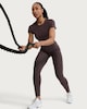 image 2 of F&F Active EVERYHOUR High Waisted Leggings in Chocolate