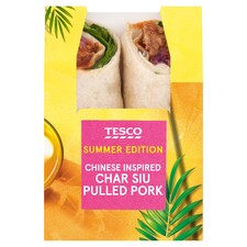 Tesco Chinese Style Char Siu Pulled Pork Wrap