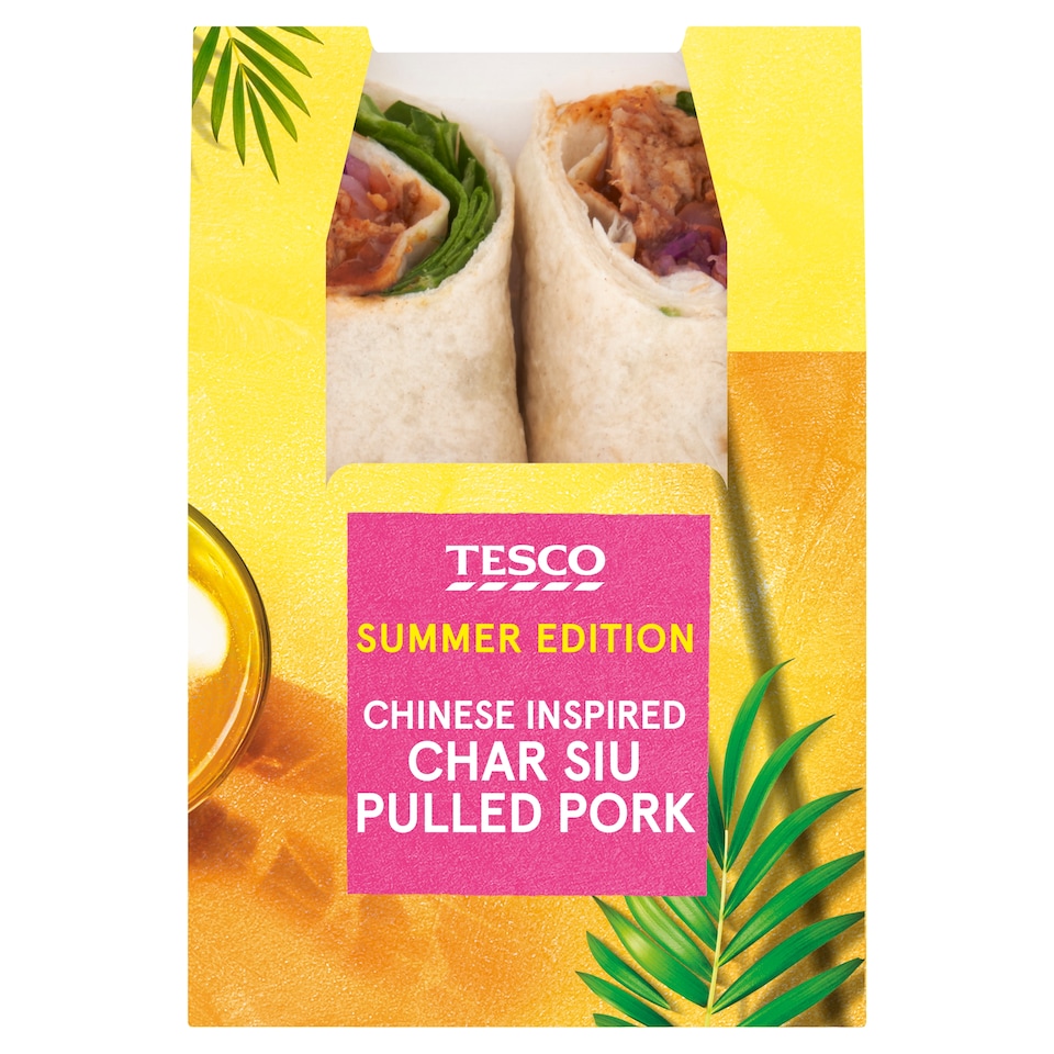 Tesco Chinese Style Char Siu Pulled Pork Wrap
