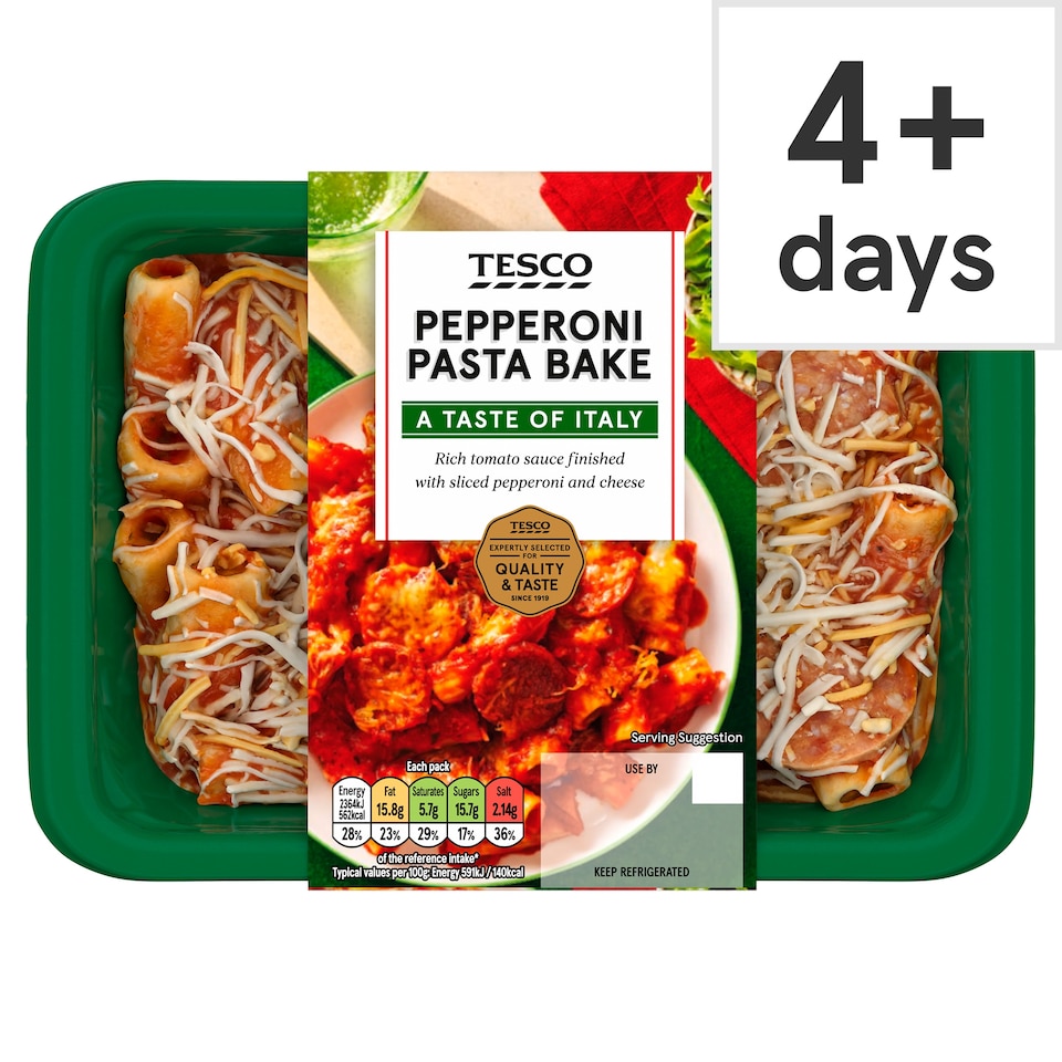 Tesco Pepperoni Pasta Bake 400G
