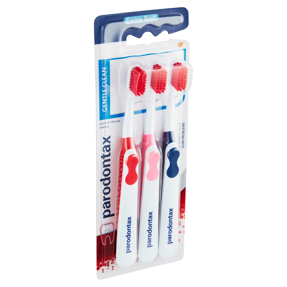 Parodontax Gentle Clean Extra Soft Toothbrush 3 pcs