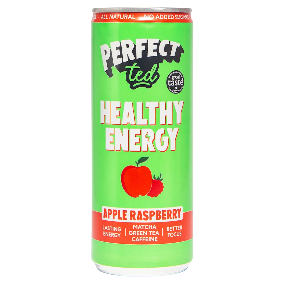 Perfect Ted Matcha Green Tea Apple & Raspberry 250Ml